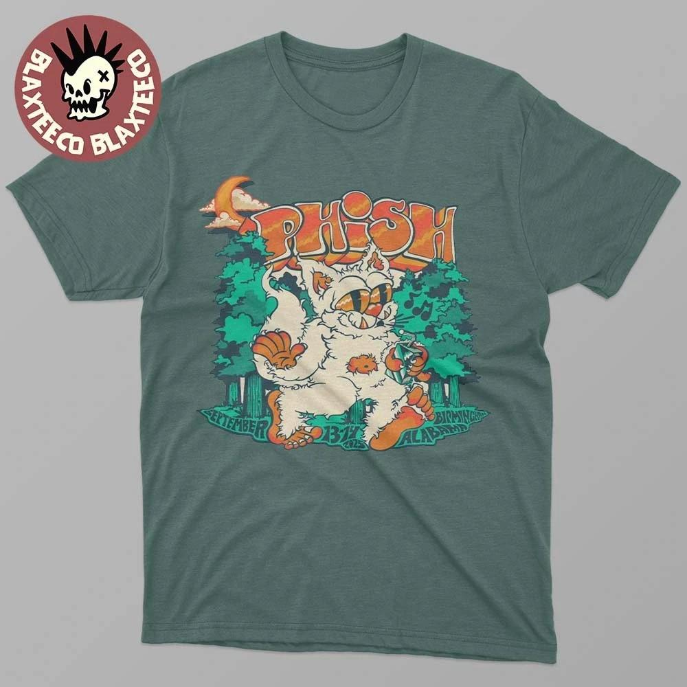 Phish Birmingham Alabama 2026 Tee At Coca Cola Amphitheater Shirt Size S-3XL XXXXL