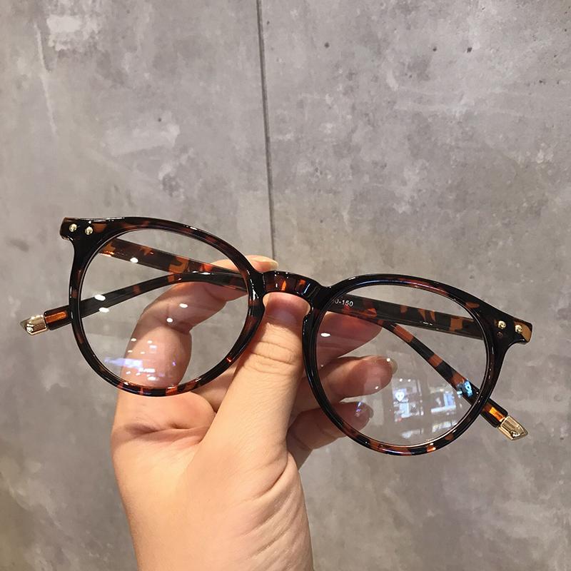 New Anti Blue Light Glasses Frame for Women Vintage Blue Light Computer Men Spectacle Round Optical Eyewear High Quality Gafas