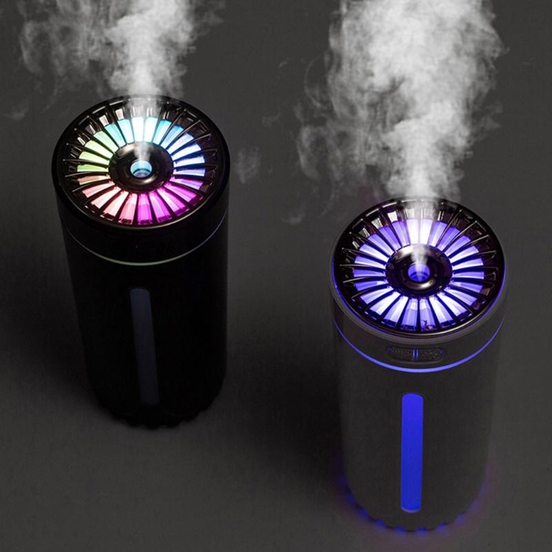 Wireless Car Air Humidifier Timing Auto-off USB Diffuser 300ml Portable Humidification Mist Maker Equipment for Bedside