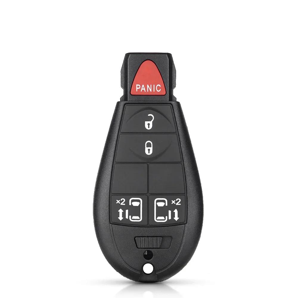 3/4/5/6 Buttons For Chrysler 300C For Jeep Commende For Dodge Durango Ram Grand Caravan Cherokee Replace Key Shell Case