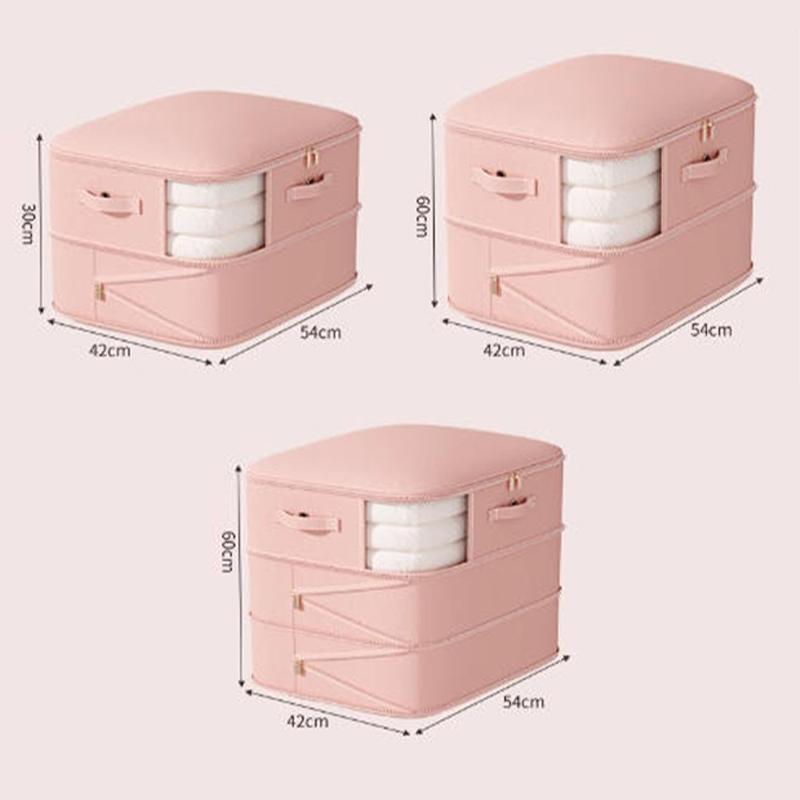 Compression Dustproof Organizer Storage Bag Large Capacity Moisture-proof Clothes Quilt Moving Bag Self Compression Organizer