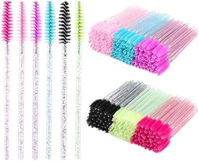 Hooxii Promotional50 Disposable Mascara Wands Eyelash Brush Spoolies for Eye Lash Extension, Eyebrow and Makeup Crystal Tbestmax