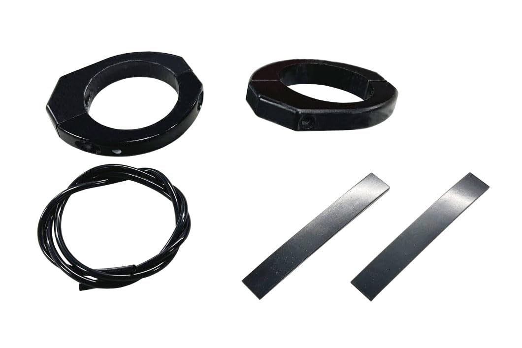 

Kijima 217-5028 Motorcycle Turn Signal Stays Clamp Compatible with Front Forks 1.6 inches (41 чорний