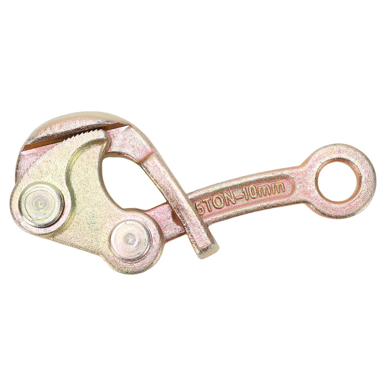 

Кабельний захоплювач 0.5Т Захоплювач для дроту для 1 10мм троса Інструмент для натягування Вуглецева сталь Багатофункціональний