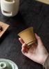 Guanlan Yue Celadon Four Beauties Tea Cup: Ceramic Shadow Carved Personal Tasting Cup