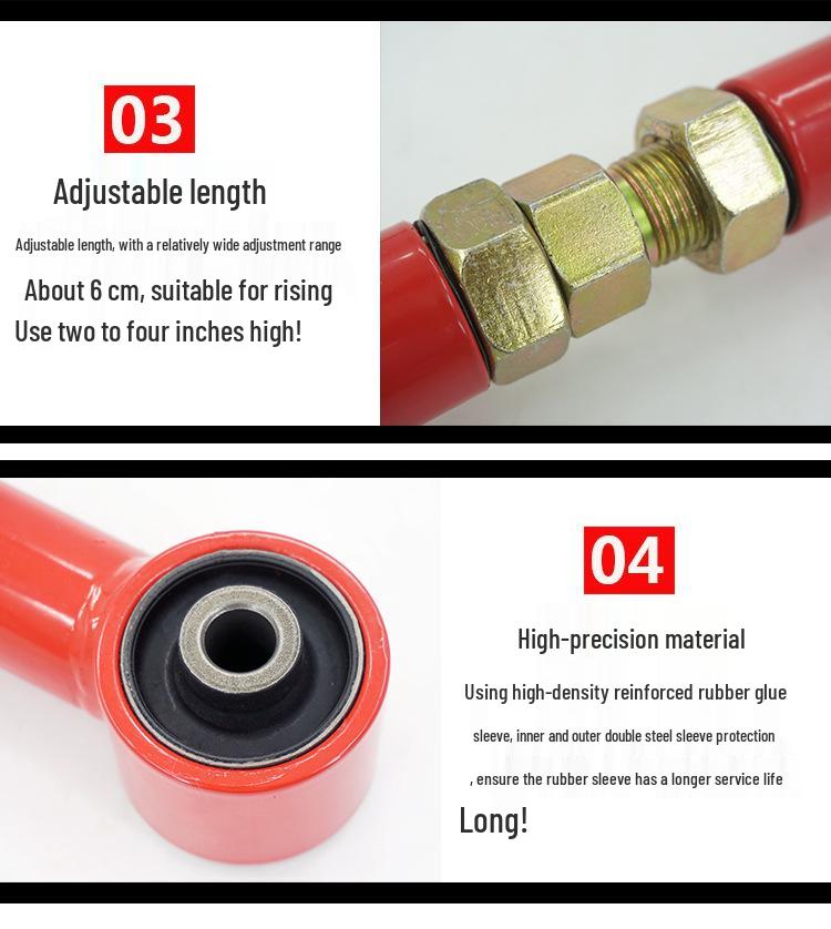 Adjustable Four-Link Thrust Rod for Tank 300 Off-Road Modification