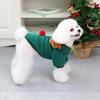 Long-lasting Dog Fleece Clothes Christmas Series Pattern Lovely Thickened Puppy T-shirt Clothes