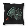 Jonesy Alien Movie Square Pillowcase Polyester Linen Velvet Printed Zip Decor Home Cushion Cover