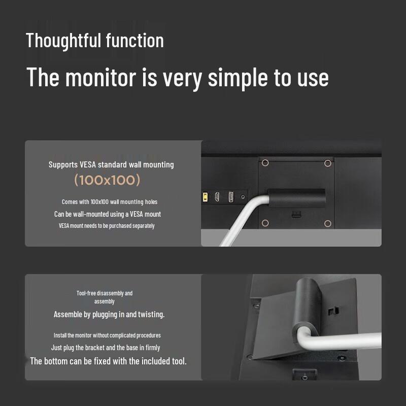 Lenovo Q27h-10 27-inch 2K Monitor CN Plug (adapter Included)