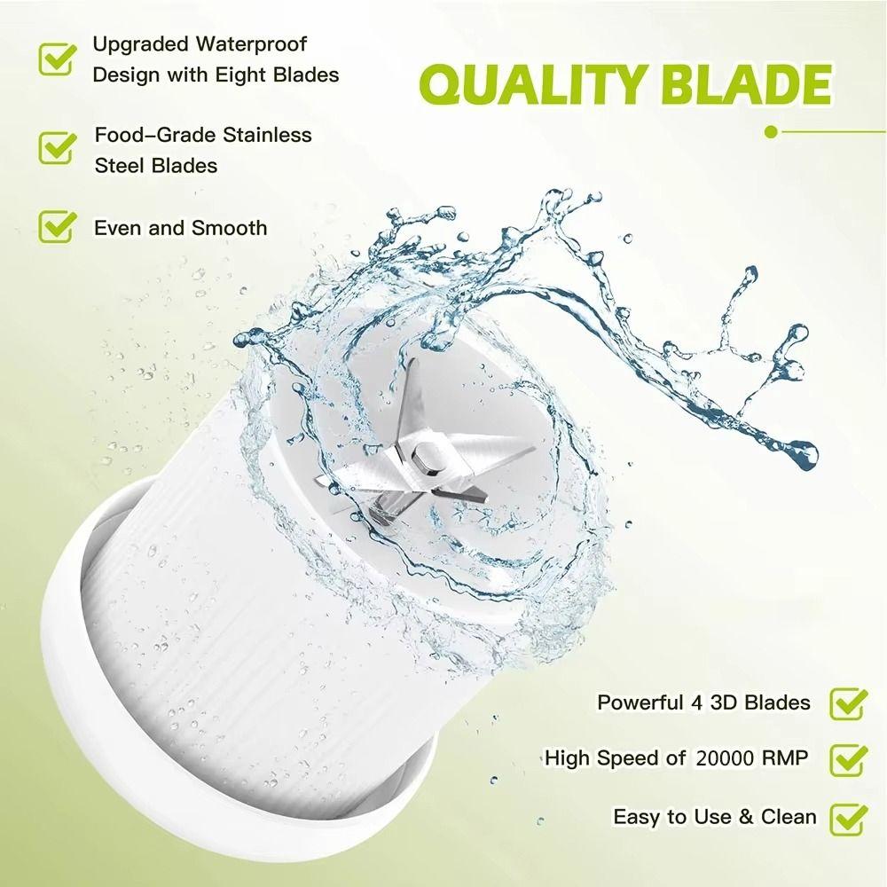 Rechargeable Electric Juicer 420ML Smoothie Maker Practical Electric Fruit Blender  Travel