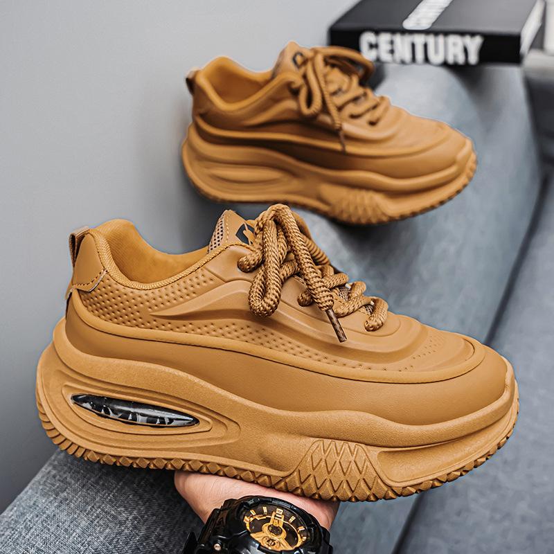 

Daddy shoes 2025 new comfortable platform large size 46 casual shoes comfortable and versatile daily autumn platform trendy shoes 46 хаки