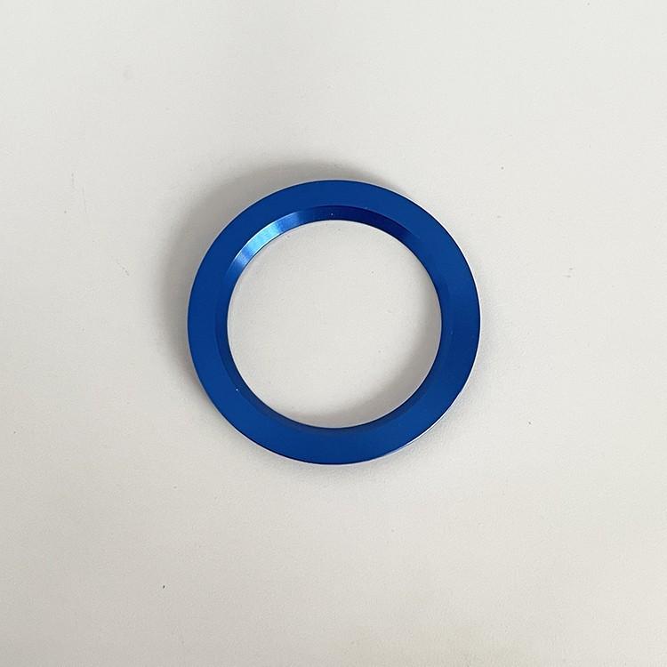 Für MG MG5 MG6 ZS HS Aluminiumlegierung Einknopf-Startverkleidung Zündschalter Dekorativer Ring Autoaufkleber Innenzubehör