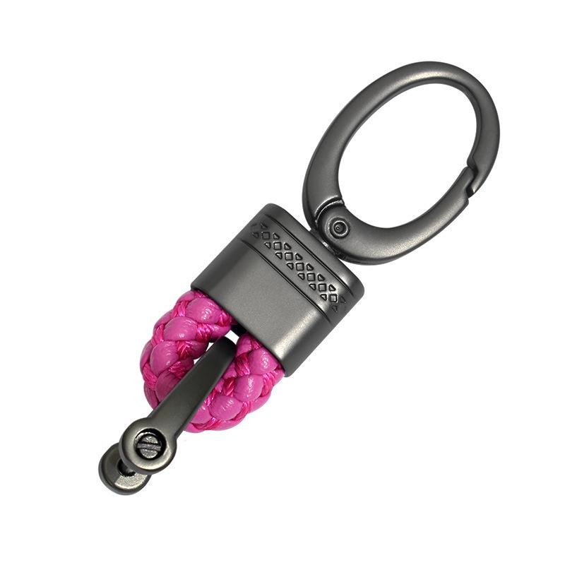 Woven Rope & Metal Keychain Pendant for Students & Couples