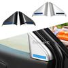 Chrome Car Body A Column Audio For Jeep Compass 2017 2018    Window Windshield Side Triangle Lamp Trim Part 2pcs