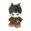 Creative 10cm Doll Clothes Blue Brown Changing Dress Game Doll Blouse Pants Suit Cosplay Po Prop Doll Student Uniform Gift