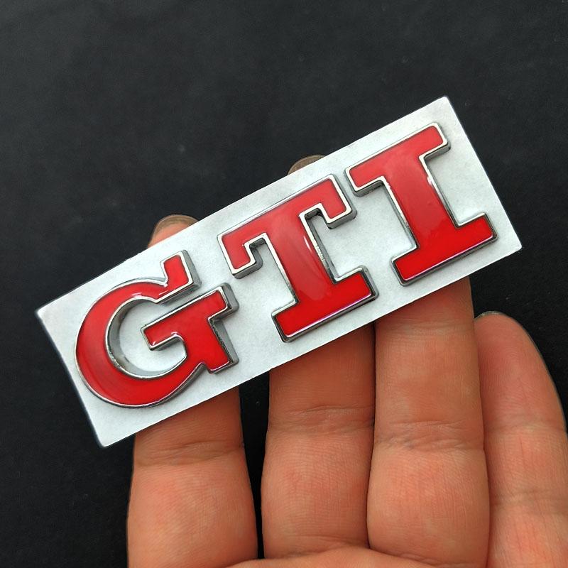 YKPSC1 2026 Hot VOLKSWAGEN 3D Metal Logo GTI Emblem Letters Badge Car Rear Trunk Sticker for Volkswagen VW Golf 4 5 6 7 Polo MK4 MK5 MK