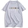 Short Sleeve Cotton Loose Tshirts Unisex Streetwear Copy Moon Joy Tshirt Design Graphic Printing Clothing Casual Summer Tees