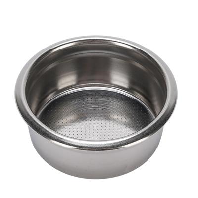 58mm Portafilter Basket Coffee Filter Single Layer Non Pressurized Filter Basket 304 Stainless