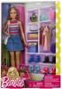 Barbie Fashion Doll + Wardrobe with Accessories Clothes Shoes Closet Fvj42
