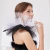 Woman Detachable False Collar Spring Girls Clothes Shoulder  Shawl Necklace for Shirt or Dress Ruffled Laple Fake Collars