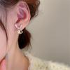 Korean Pearl Rabbit S925 Sterling Silver Stud Earrings