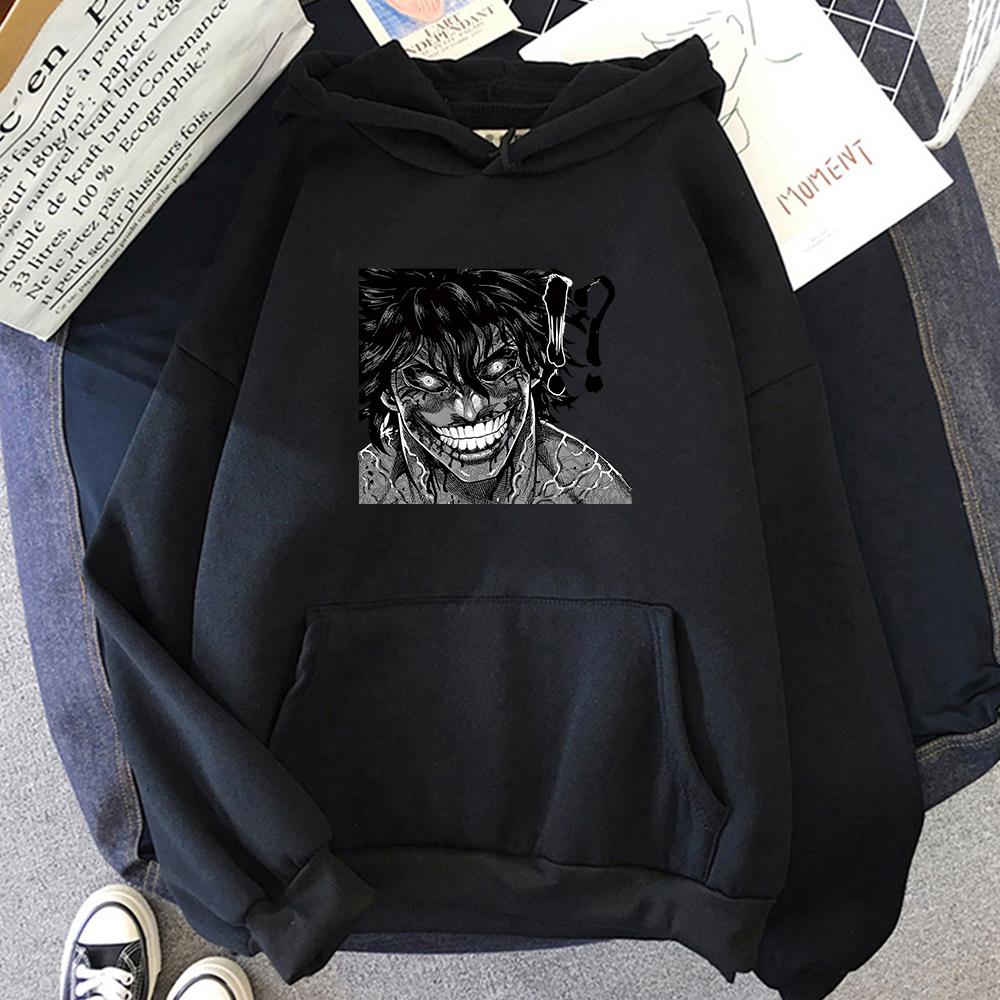 2026 Kengan Ashura Jun Sekibayashi Hoodie Japanisches Anime-Muster Gedruckt Herrenbekleidung Harajuku Mode Lässiger Pullover