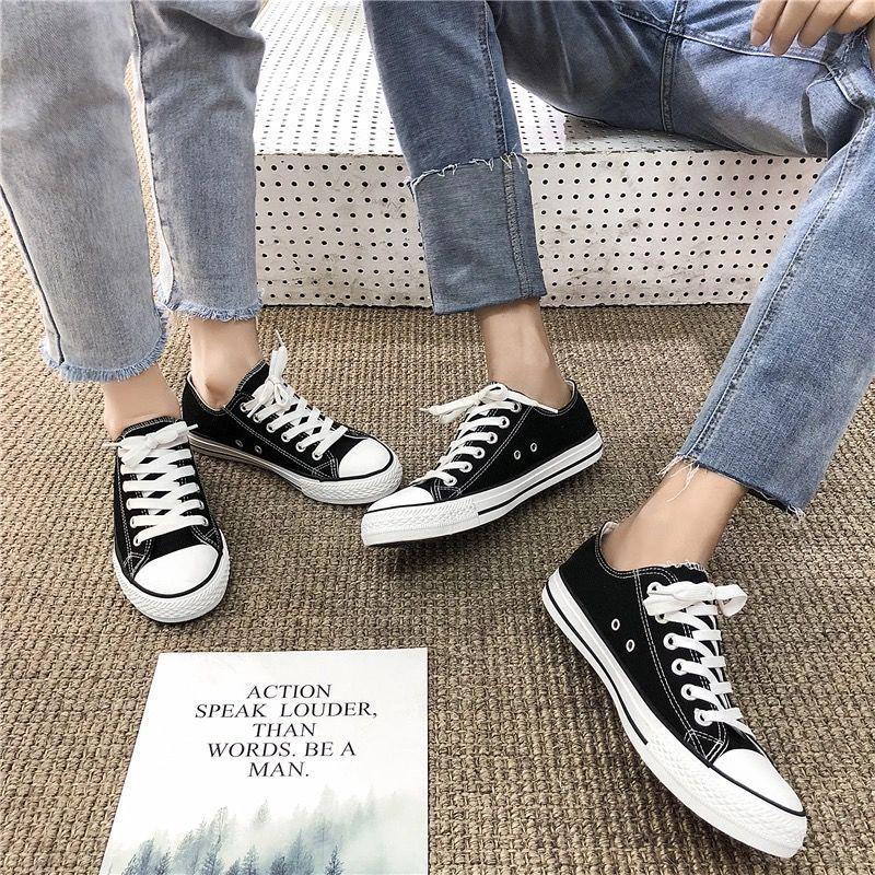 2024 Męskie Klasyczne Płócienne Trampki Niskie Casualowe Wulkanizowane Buty