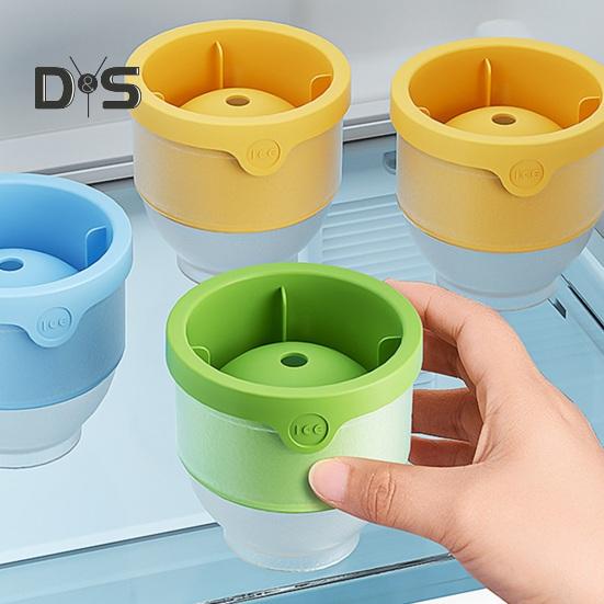 3 ks Forma na ledový hokej Velké formy na ledové koule Snadné vyjímání Výrobník ledových kostek na whisky, koktejly, kávu, ovocné příchutě