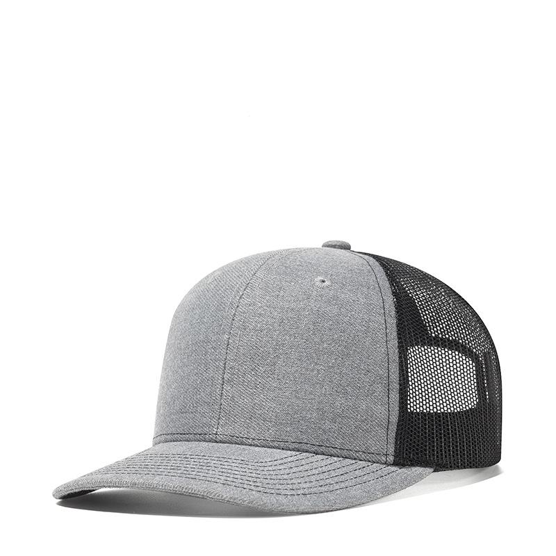 Custom Logo Animal Hunting Leather Patch Mesh Snapback Richardson 112 Trucker Hats Caps Duck Camo Trucker Hats