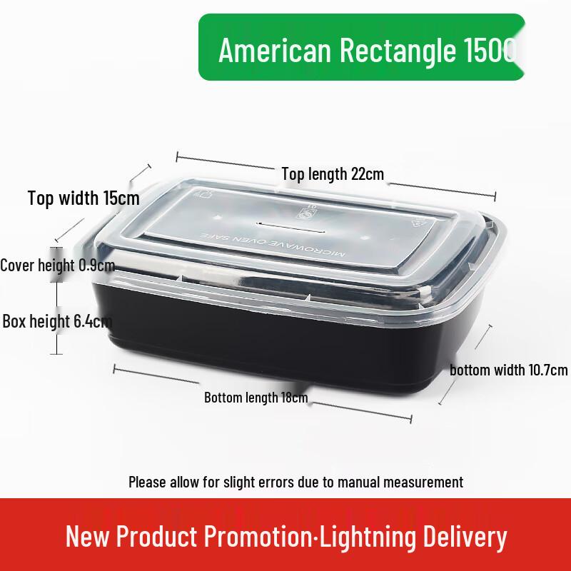 Disposable Rectangular Food Containers