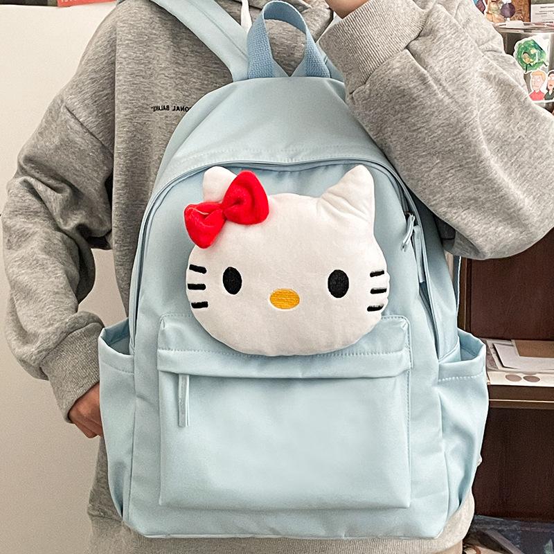 Schoolbag1011 original schoolbag y1k cute childlike kitty soft girl sweet backpack student girl hottie star tide cool