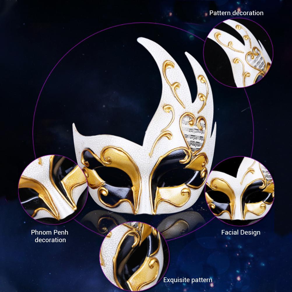 Mască Venețiană Jumătate Mască Petrecere Mascată Costume Venețiene Mască de Carnaval