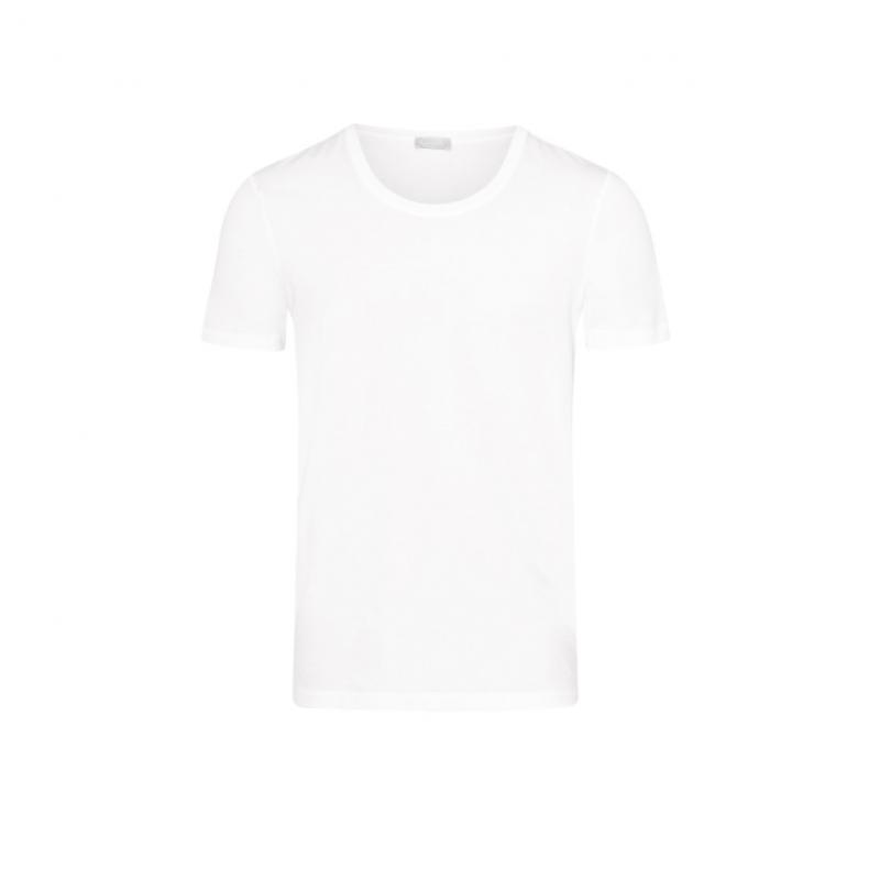 Hanro Cotton Superior Short Sleeve Running  White 73088 