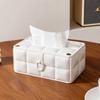 Large Capacity Tissue Box Holder Dust-proof Facial Tissue Box Durable Paper Holder  fo Homestay