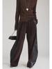 Maillard Women's Wide-Leg Velvet-Lined Sports Sweatpants for Autumn/Winter