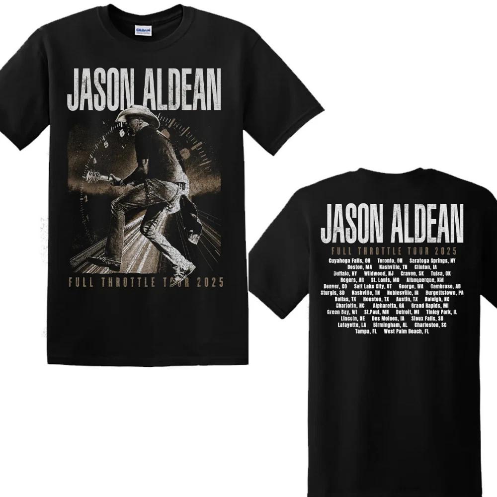 

Jason Aldean Full Throttle Tour 2025 Tshirt Country Music Concert Tee Unisex T-Shirt S