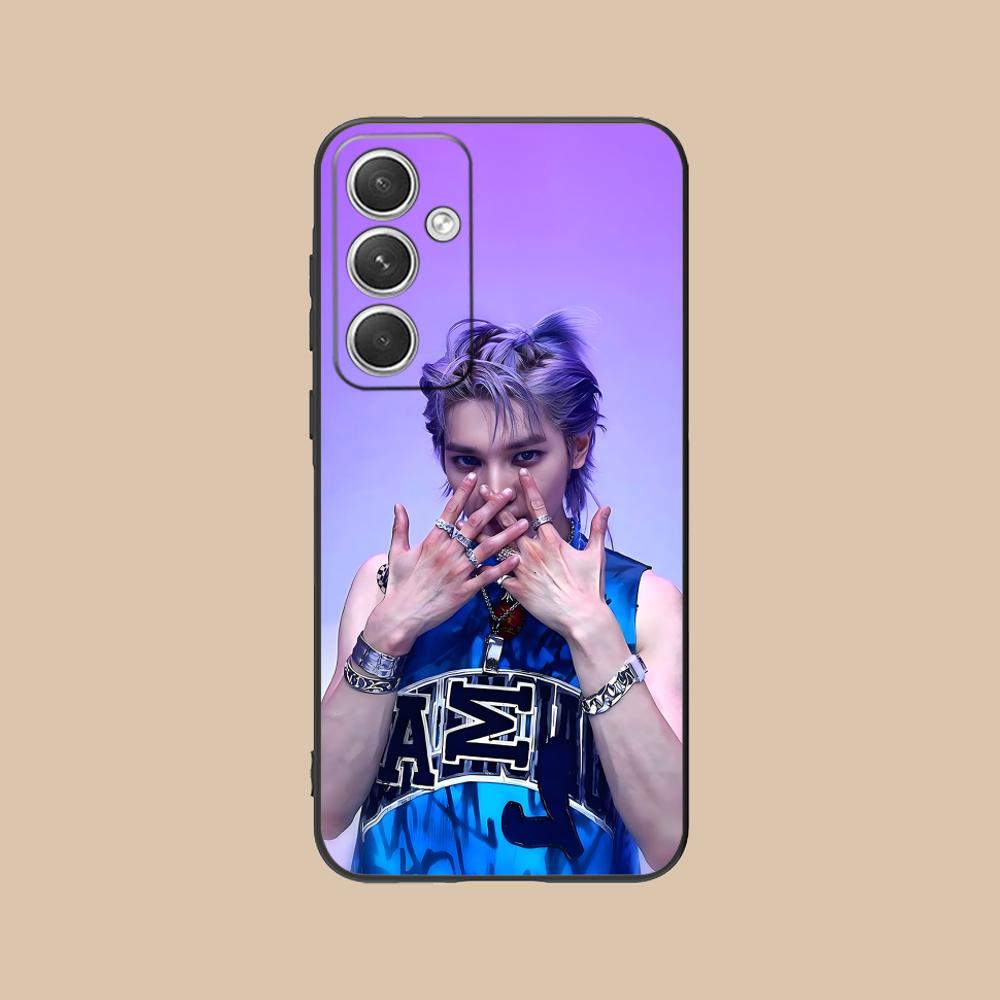 KPOP Taeyong Mobile Phone Case for Samsung Galaxy S25 S24 S23 S22 S21 S20 Note20 Plus FE Ultra Colour Cover Cover Pretty