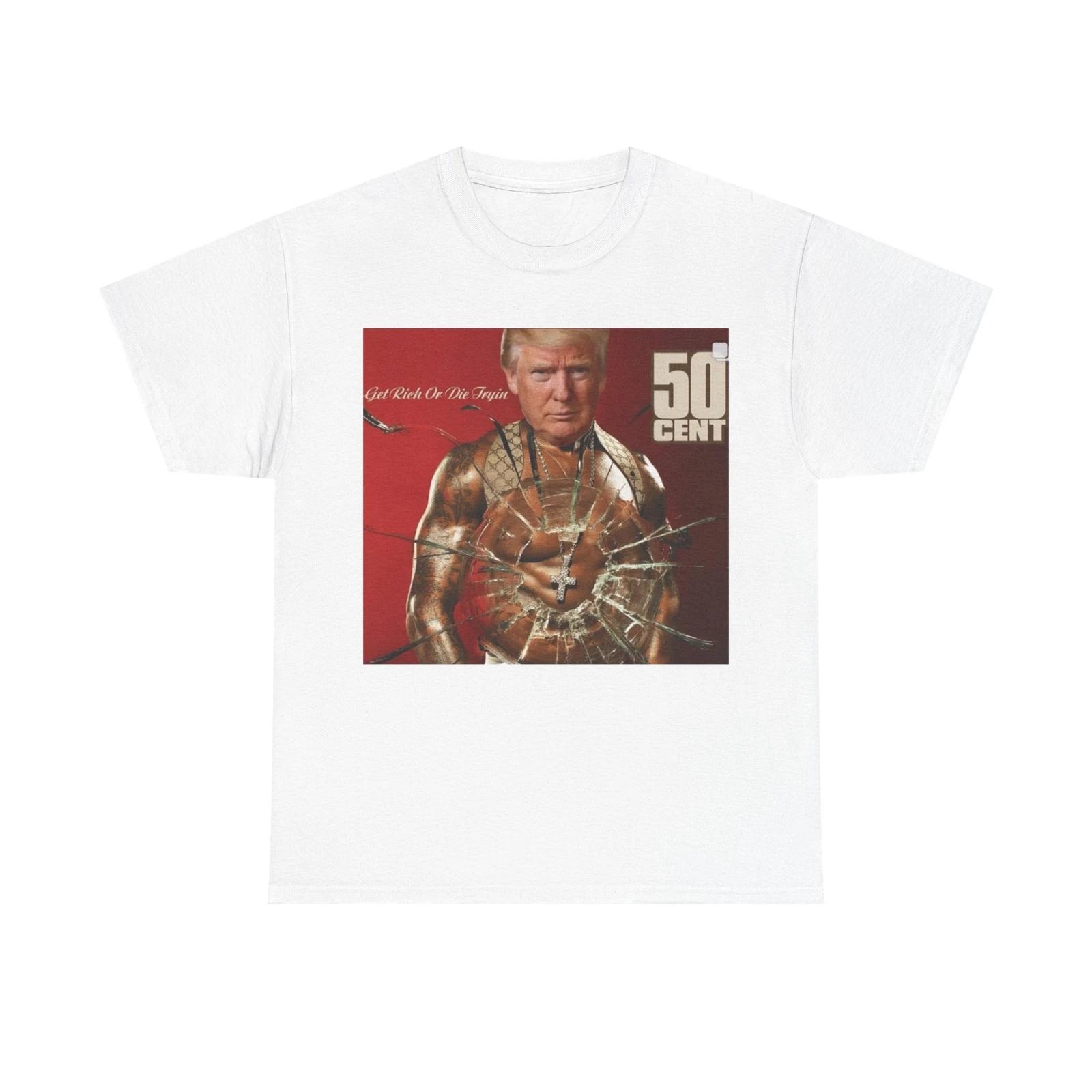 Men s and Women s T-shirts Trump 50 Cent L