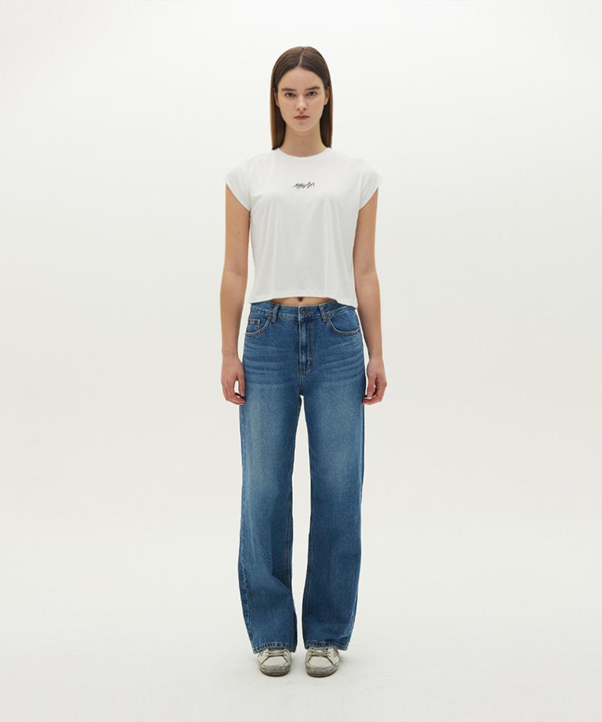Meuameu Vintage Wide Denim Pants