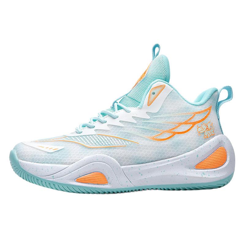 Mesh basketball shoes men's shoes non-slip breathable sports shoes young and middle school students actual training shoes