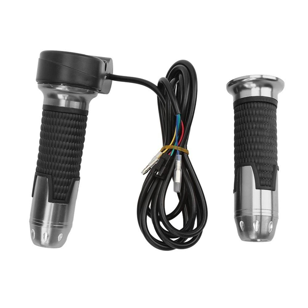 12V-99V Twist Throttle Grips Cable 1.8m Throttle Grip Handlebar  Motorcycle Accessories