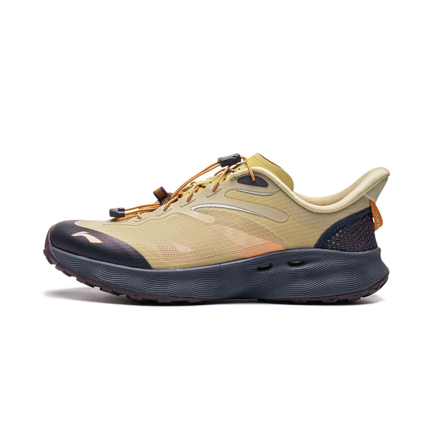 

Li Ning Outdoor CF Tracing River Trekking Shoes Unisex Sand Khaki/Mountain Blue AHLW015-1 45