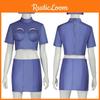 Fifth Element Cosplay Flight Attender Costume For Halloween And Role Play