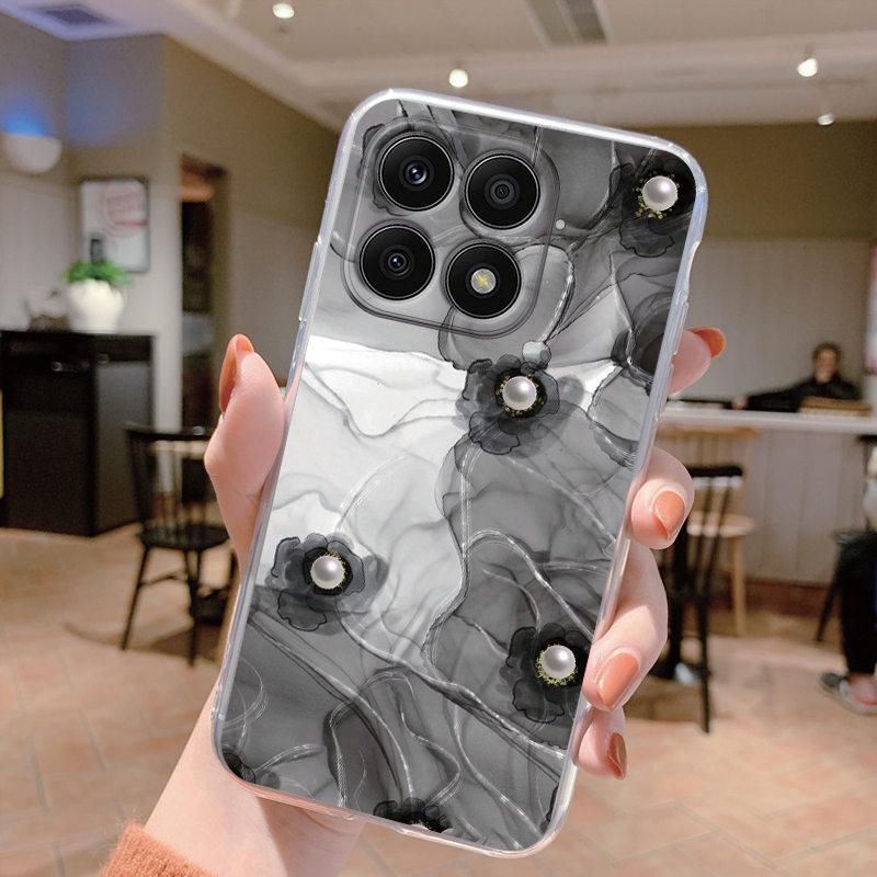 Clear Case For Honor X8b X8A X8 X7C X6 X6A X6B 70 Lite 200 Smart X7a Leopard Print Basic Phone Cover Soft Butterfly Pattern Bags