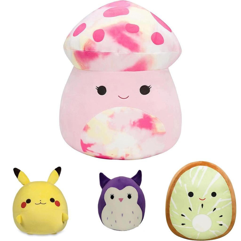 Adorabile Cuscino Giocattolo Peluche Mucca Morbido e Coccoloso Bambola Animale per Bambini