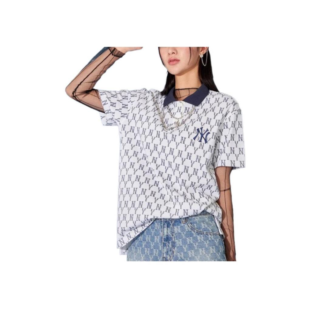 New MLB New York Yankees Polo Shirts Women's White 31TSQM131-50N