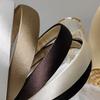 French thin edge chic hairband pure vintage silk hair accessory