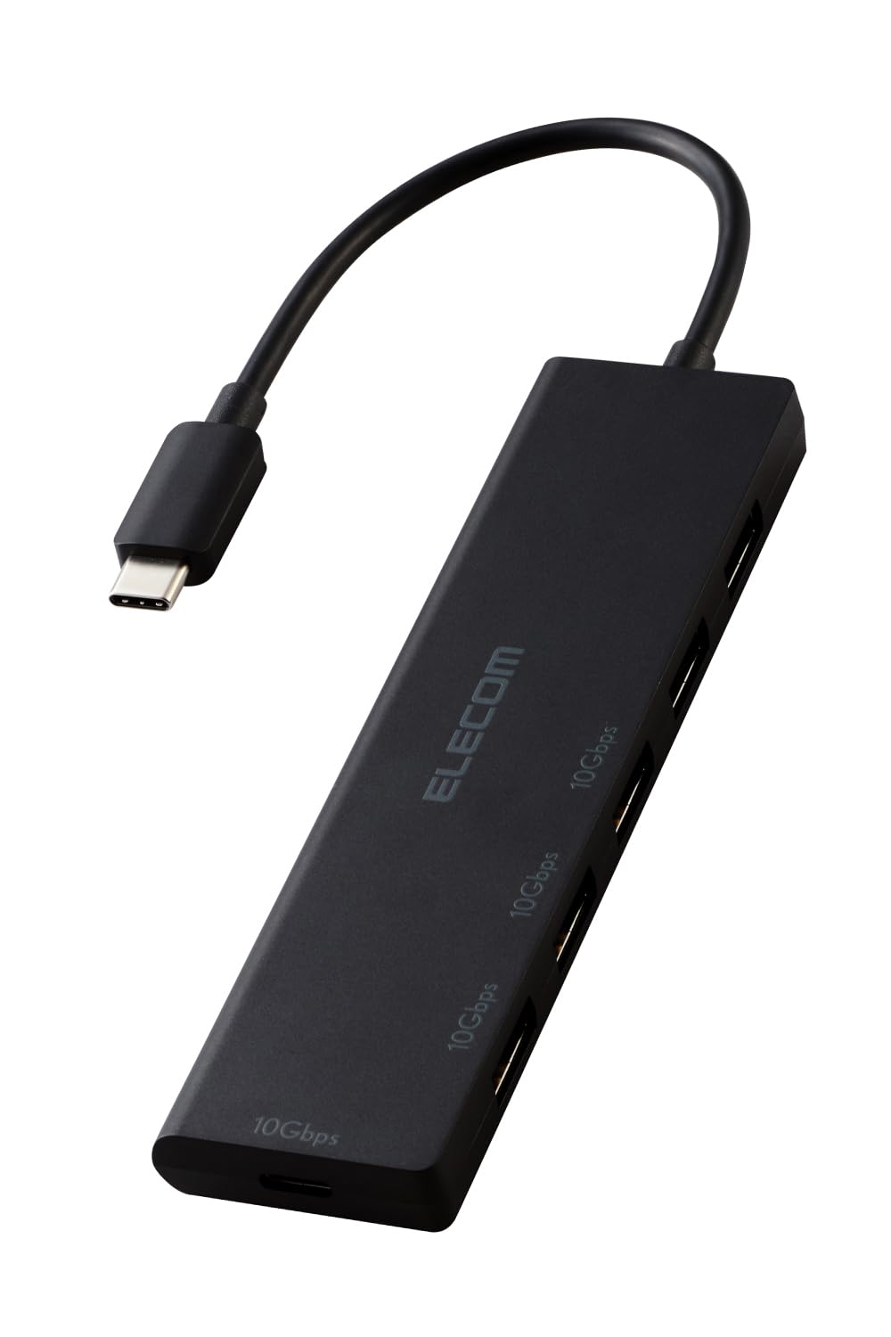 

USB-хаб ELECOM на 5 портів USB Gen 2, 2 порти USB-A та 1 універсальний порт USB-C (3 порти 3.2, 2 порти 2.0), Порт USB-C, Чорний, U3HC-H060BK чорний