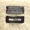 HYSTERIC WIND AND SEA Collaboration Check Pattern Boa Ranch Coat Men's Used