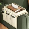 2pcs Sofa Armrest Organizer 5 Pockets Couch Armchair Caddy Remote Control Holder Armchair Couch Bag for Snacks Glasses Magazines